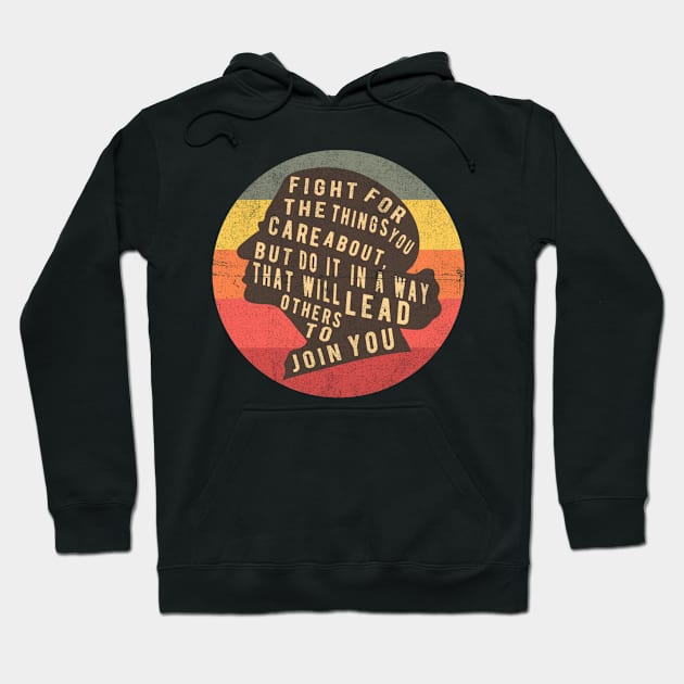 ruth bader ginsburg, fight for the things you care about Hoodie by Happy as I travel